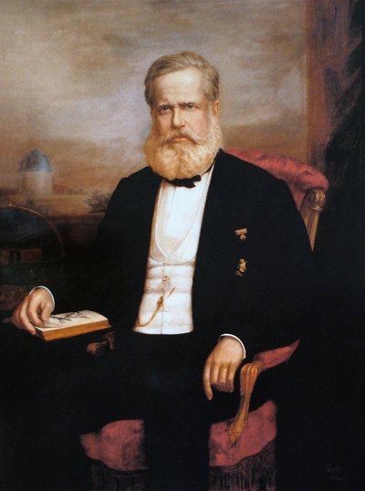 Porträt von Dom Pedro II von Delfim da Camara